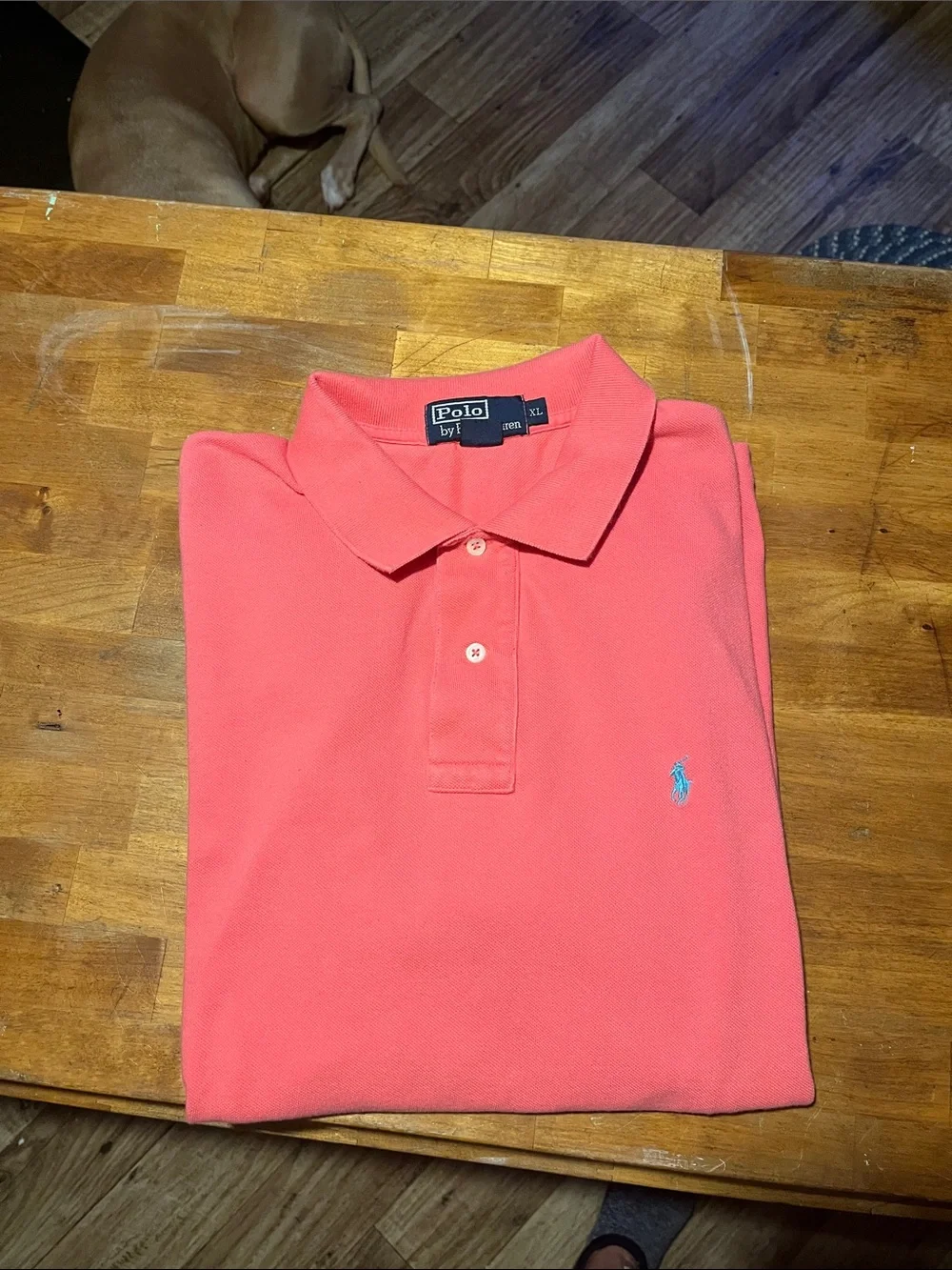 Polo by Ralph Lauren Men’s Polo with Blue Logo Short Sleeve Size XL